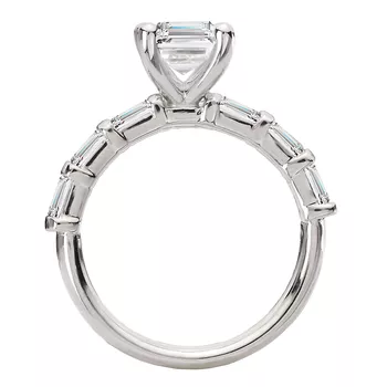 Semi-Mount Lab Grown Diamond Engagement Ring 160277-EM200LG