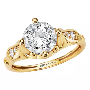 Semi-Mount Diamond Engagement Ring 160335-RD150Y