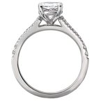 LaVie Split Shank Semi-Mount Diamond Ring 115445-RD100