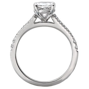 Split Shank Semi-Mount Diamond Ring 115445-RD100