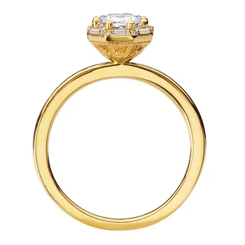 Diamond Semi-Mount Engagement Ring 160178-OV100Y