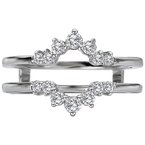 LaVie Diamond Wrap Wedding Ring with Guard 113923-WRAP