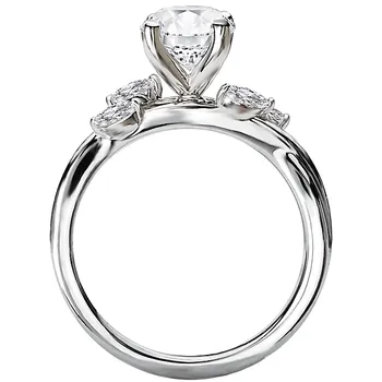 *** Lab Grown Diamond *** Classic Semi-Mount Diamond Ring 160112-RD100LG
