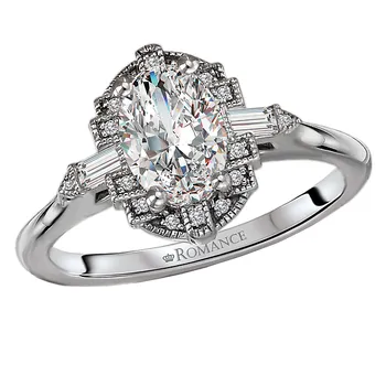 Semi-Mount Diamond Engagement Ring 160212-OV100