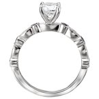 LaVie Diamond and Sapphire Semi Mount Ring 115475-RD075
