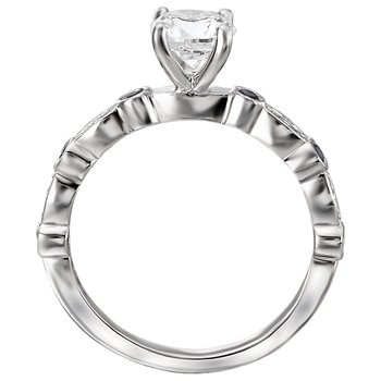 Diamond and Sapphire Semi Mount Ring 115475-RD075