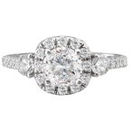 LaVie Halo Semi-Mount Diamond Ring 115041-100