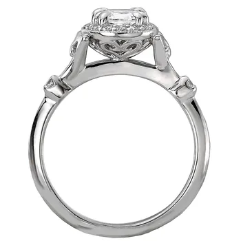 Halo Semi-Mount Diamond Ring 119179-OV100K