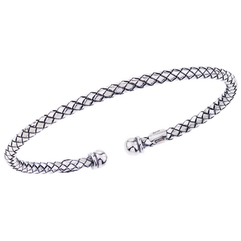 Basic Sterling Traversa Cuff Bracelet, Large VHB 1240 L