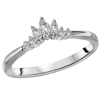 Curved Nesting Wedding Band 113917-W