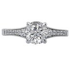 LaVie Classic Semi-Mount Diamond Ring 115442-RD100
