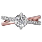 Romance *** Lab Grown Diamond *** Classic Semi-Mount Diamond Ring 119241-RD100TRKLG