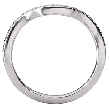 Curved Wedding Band 119127-100WK