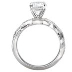 LaVie Peg Head Semi-Mount Diamond Ring 115421-RD100