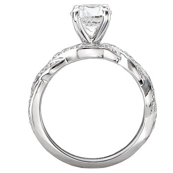 Peg Head Semi-Mount Diamond Ring 115421-RD100