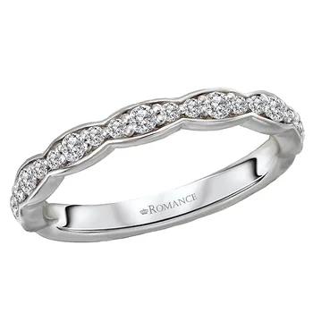 Scalloped Matching Band 160055-W
