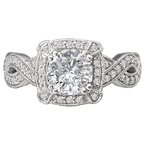 LaVie Halo Semi-Mount Diamond Ring 115001-100