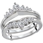 LaVie Diamond Wrap Wedding Ring with Guard 113935-WRAP