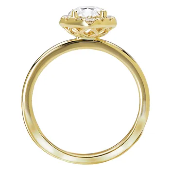 Semi-Mount Diamond Engagement Ring 160181-OV100Y