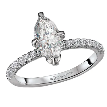 Diamond Semi-Mount Engagement Ring 160176-MQ100