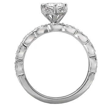 Halo Semi-Mount Diamond Ring 119216-OV100K