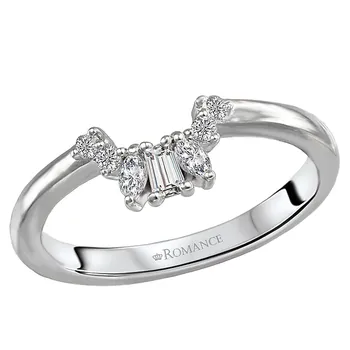 Curved Wedding Band 160053-W