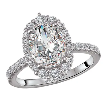 Halo Semi-Mount Diamond Ring 119208-MO200K