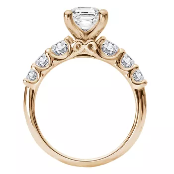 Semi-Mount Graduated Diamond Engagement Ring 160362-EM200Y