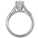 LaVie Sapphire and Diamond Semi-Mount Ring 115181-SAP