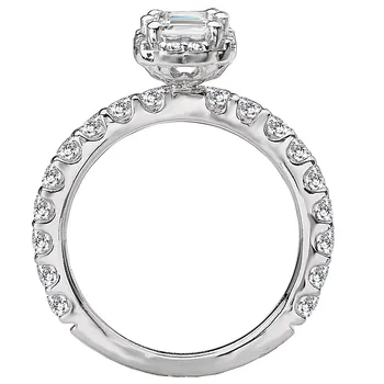 Halo Semi-Mount Diamond Ring 119158-EM100K