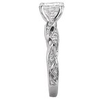 LaVie Peg Head Semi-Mount Diamond Ring 115423-RD100