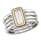 Eleganza Ladies Fashion Gem-Stone Ring 711855-WMOP7