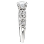 LaVie Peg Head Semi-Mount Diamond Ring 115100-S