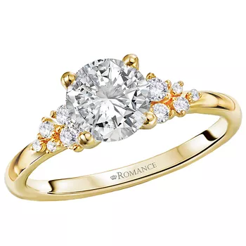 Diamond Semi-Mount Engagement Ring 160127-RD100Y