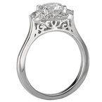 LaVie Halo Semi-Mount Diamond Ring 115222-100