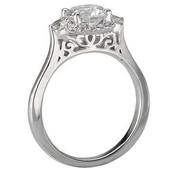 Halo Semi-Mount Diamond Ring 115222-100