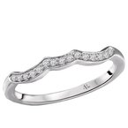 LaVie Scalloped Wedding Band 115471-W