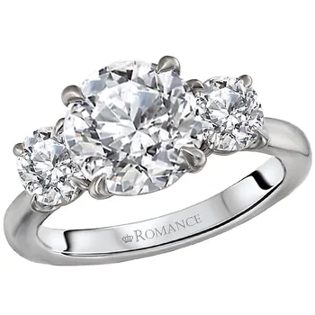 *** Lab Grown Diamond *** Custom Semi-Mount Diamond Ring 160080-RD200SPLG
