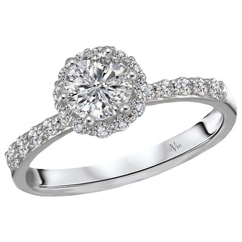 Halo Semi-Mount Diamond Ring 115460-RD075