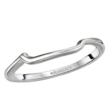 White Gold Wedding Band 160162-W2
