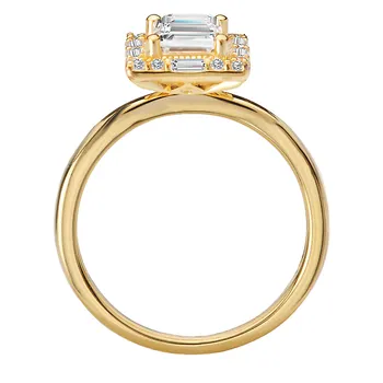 Diamond Semi-Mount Halo Engagement Ring 160211-EM100Y
