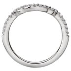 LaVie Curved Wedding Band 115107-100WA