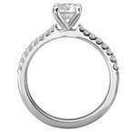 LaVie Classic Semi-Mount Diamond Ring 115474-RD075