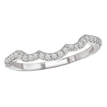 Curved Wedding Band 115108-100W