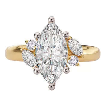 Semi-Mount Diamond Engagement Ring 160331-MQ200Y