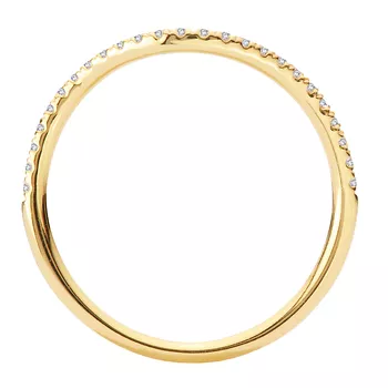 Curved Front Diamond Wedding Band 160339-OV150WY