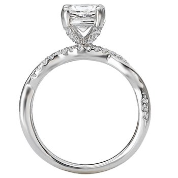 Peg Head Semi-Mount Diamond Ring 115410-100