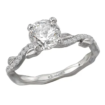 *** Lab Grown Diamond *** Classic Semi-Mount Diamond Ring 119252-RD100KLG