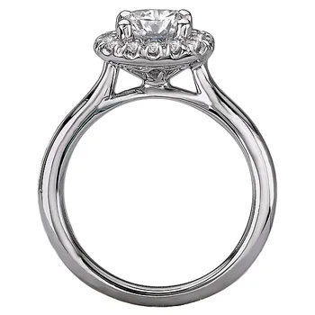 Halo Semi-Mount Diamond Ring 119155-CR100K