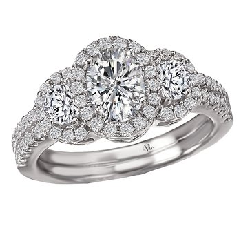 Halo Semi-Mount Diamond Ring 115254-100